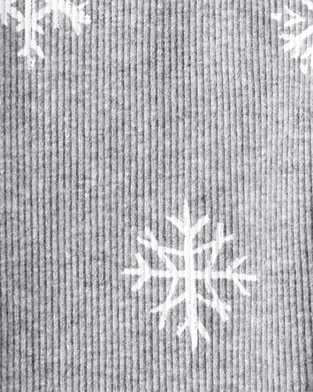 Toddler Girl 2-Piece DayDream Fleece Snowflake Print Long-Sleeve Tee & Pant Set, 