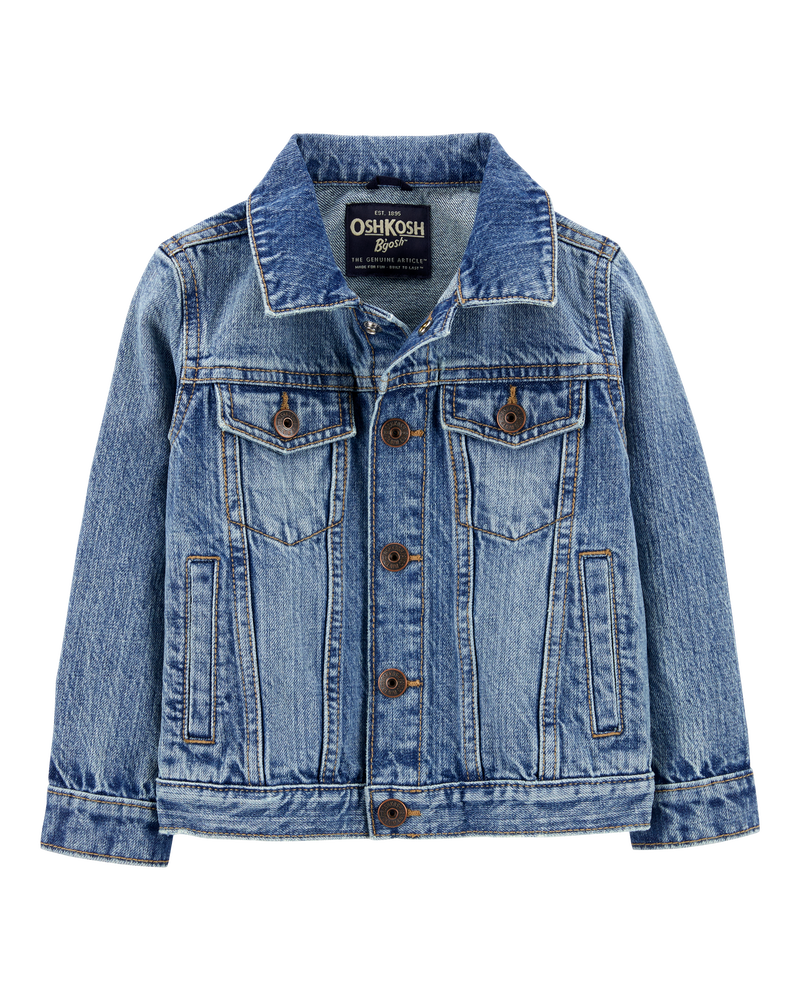 Toddler Denim Jacket - Medium Wash, image 1 of 3 slides