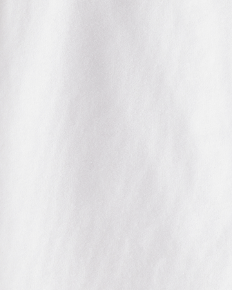 Baby Scalloped Collar Long-Sleeve Bodysuit - White, image 3 of 4 slides