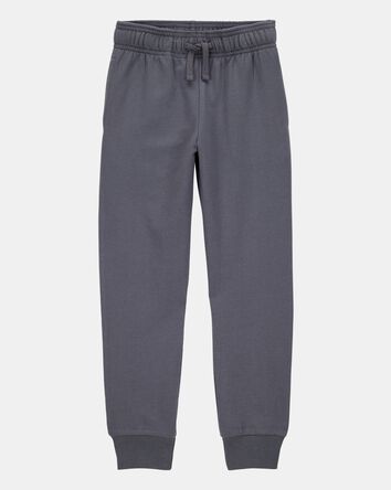 Boys Pull-On Drawstring Joggers - Dark Grey, 