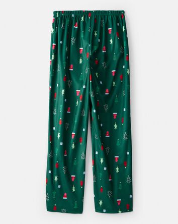 Adult Christmas Trees Loose Fit Pajama Pants - Green, 