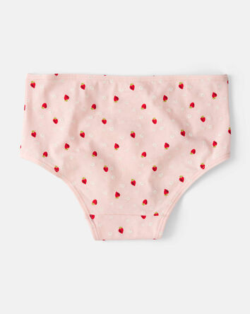 Kid 10-Pack Strawberry Brief Stretch Cotton Undies, 