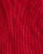 Toddler Solid PurelySoft Snug Fit 2-Piece Pajamas - Red, image 3 of 5 slides