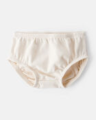 Baby Girl 2-Piece Floral Motif Sherpa Long-Sleeve Dress Set - White/Pink, image 6 of 7 slides