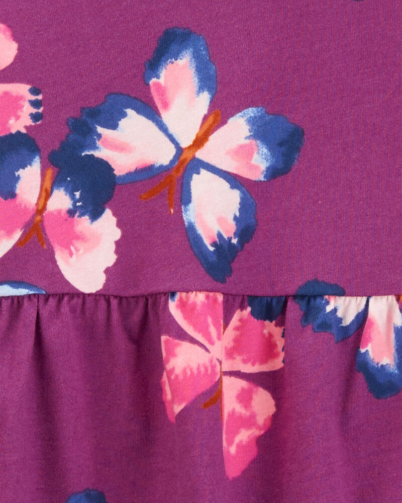 Toddler Butterfly Jersey Dress, image 3 of 4 slides