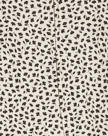 Baby Girl Floral 2-Way Zip Cotton Sleep & Play Pajamas, 