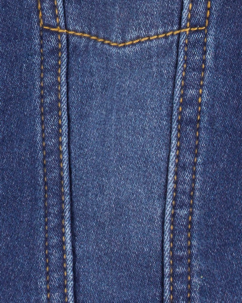 Baby Boy Knit-Like Denim Jacket - Dark Wash, image 2 of 4 slides