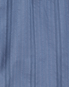 Baby 2-Piece Seersucker Button-Down Shirt & Drawstring Shorts Set - Blue, image 7 of 7 slides