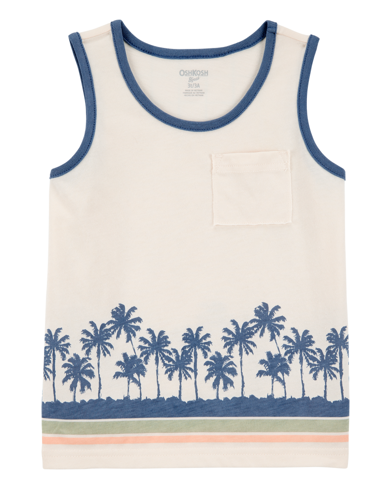 Baby Palm Tree Print Tank, image 1 of 4 slides