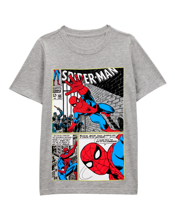 Boys Marvel&trade; Spider-Man Short-Sleeve Graphic Tee - Grey, 