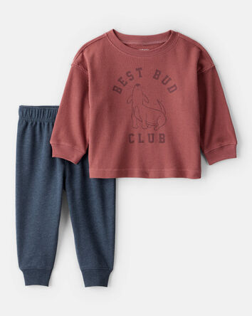 Baby Boy Best Bud Long-Sleeve Tee & Pant Set, 