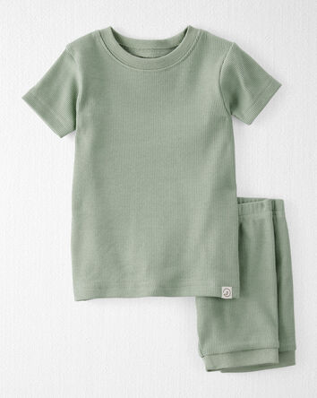 Baby Organic Cotton Ribbed Paj...