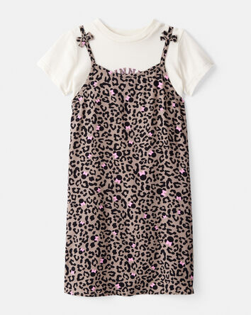 Girls 2-Piece Minnie Mouse Tee & Dress Set, 