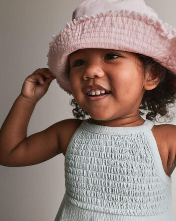 Toddler Girl Bucket Hat - Light Pink, 