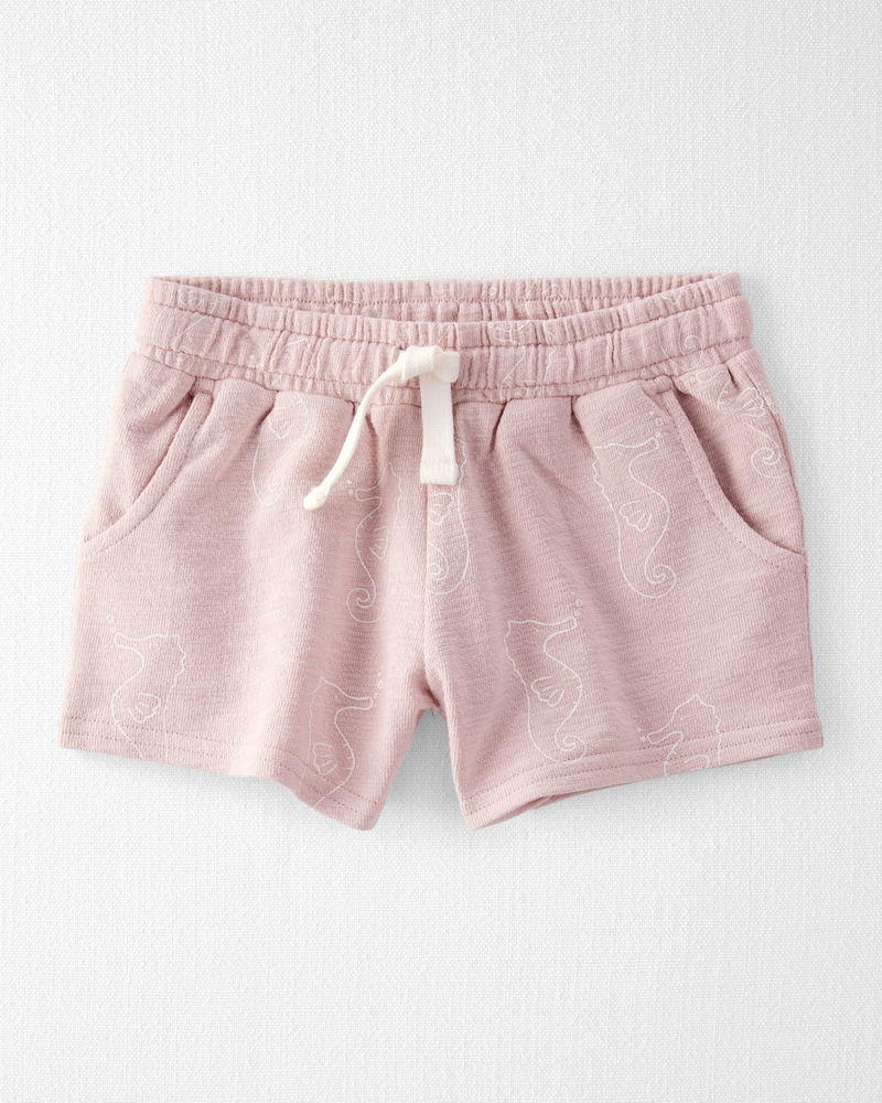 Toddler 2-Piece Seahorse-Print Set Made with Organic Cotton, image 2 of 4 slides