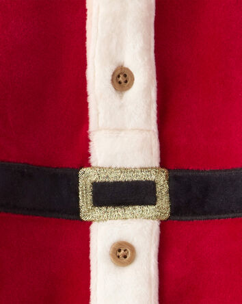 Baby 2-Piece Santa Holiday Long-Sleeve Tee & Pant Set - Red, 