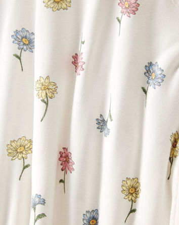 Baby Girl Floral PurelySoft Blanket - Ivory, 