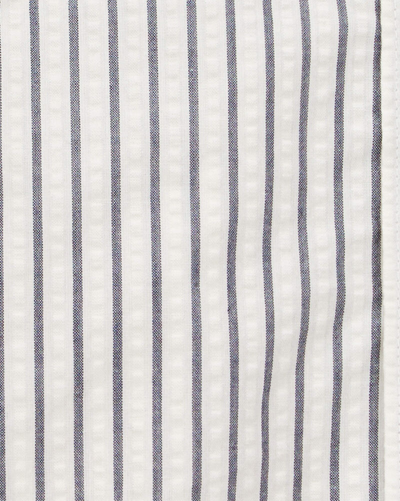 Baby 3-Piece Button-Down Shirt & Short Set, image 2 of 3 slides