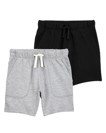 Kid 2-Pack Pull-On French Terry Shorts, 