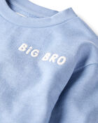 Toddler Organic Cotton Big Bro Sweatshirt, image 2 of 4 slides