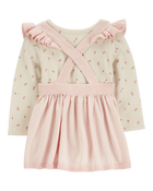 Baby 2-Piece Long-Sleeve Bodysuit & Sweater Knit Jumper Set, image 2 of 5 slides