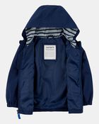 Toddler Boy Solid Windbreaker Jacket - Navy, image 2 of 3 slides