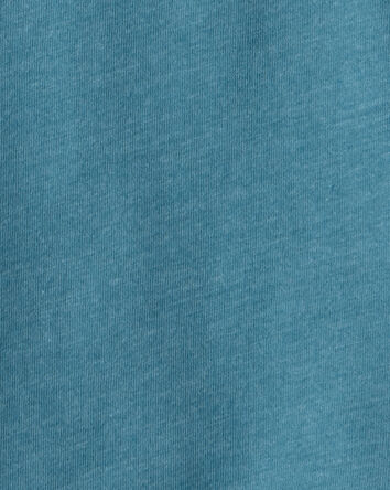 Toddler Boy Long-Sleeve Pocket Tee - Teal, 