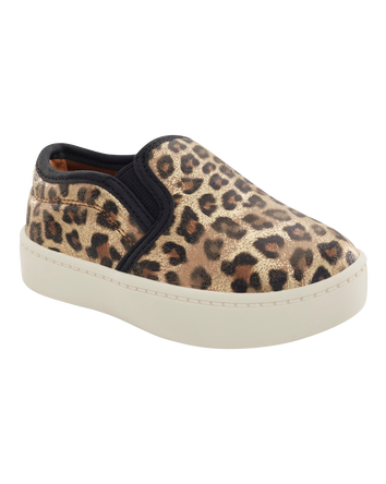 Toddler Leopard Slip-On Shoes, 