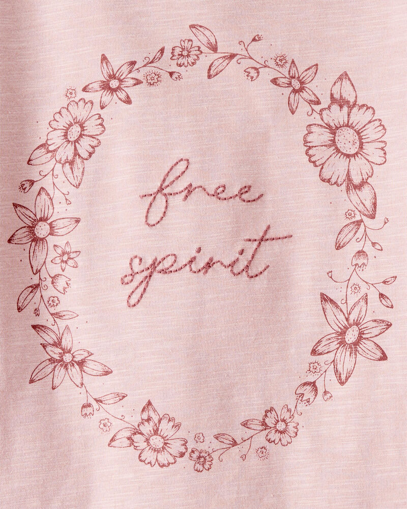 Toddler Girl Organic Cotton Free Spirit Long-Sleeve Jersey Tee, image 3 of 4 slides