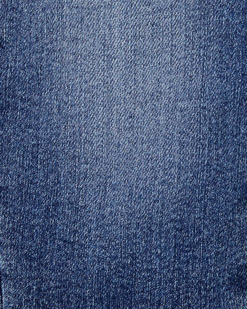 Baby Boy Medium Wash Elastic-Waist Jeans - Blue, image 3 of 5 slides