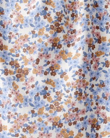 Baby Floral Print Long-Sleeve Bodysuit, 