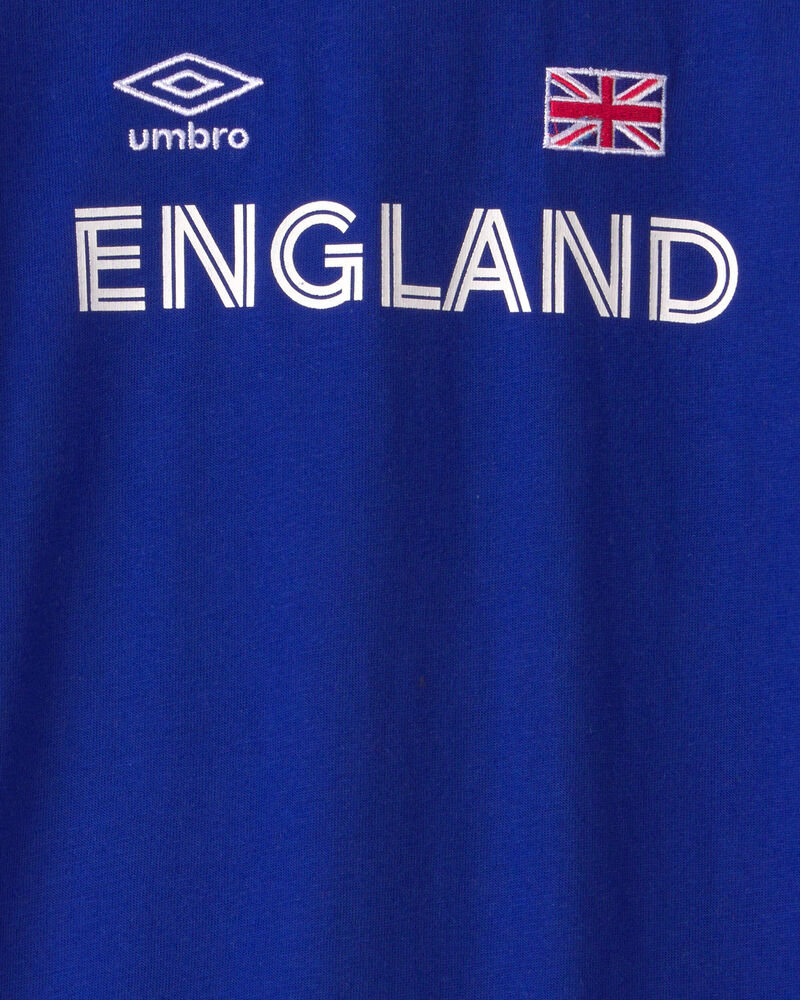 Baby Umbro England Soccer Romper - Blue/Red, image 3 of 3 slides