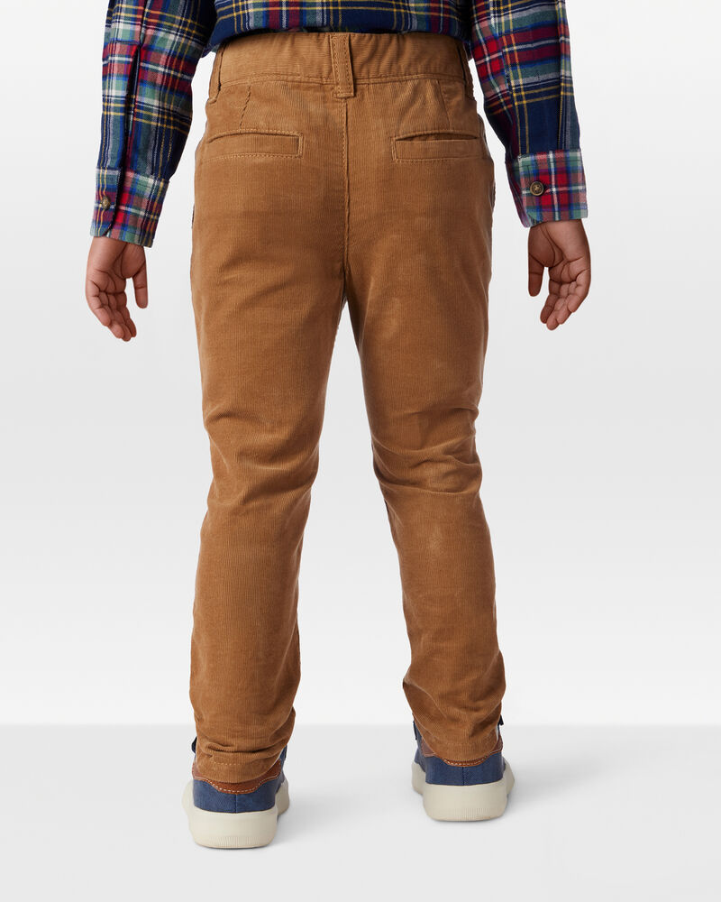 Toddler Boy Corduroy Pants - Brown, image 5 of 7 slides