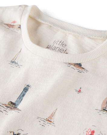 Toddler 2-Pack Organic Cotton Coastal Knit Tees, 