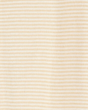 Baby 2-Pack 2-Way Zip Cotton Sleep & Play Pajamas - White/Beige, 