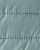 Baby Packable Hooded Puffer Jacket - Green, image 5 of 6 slides