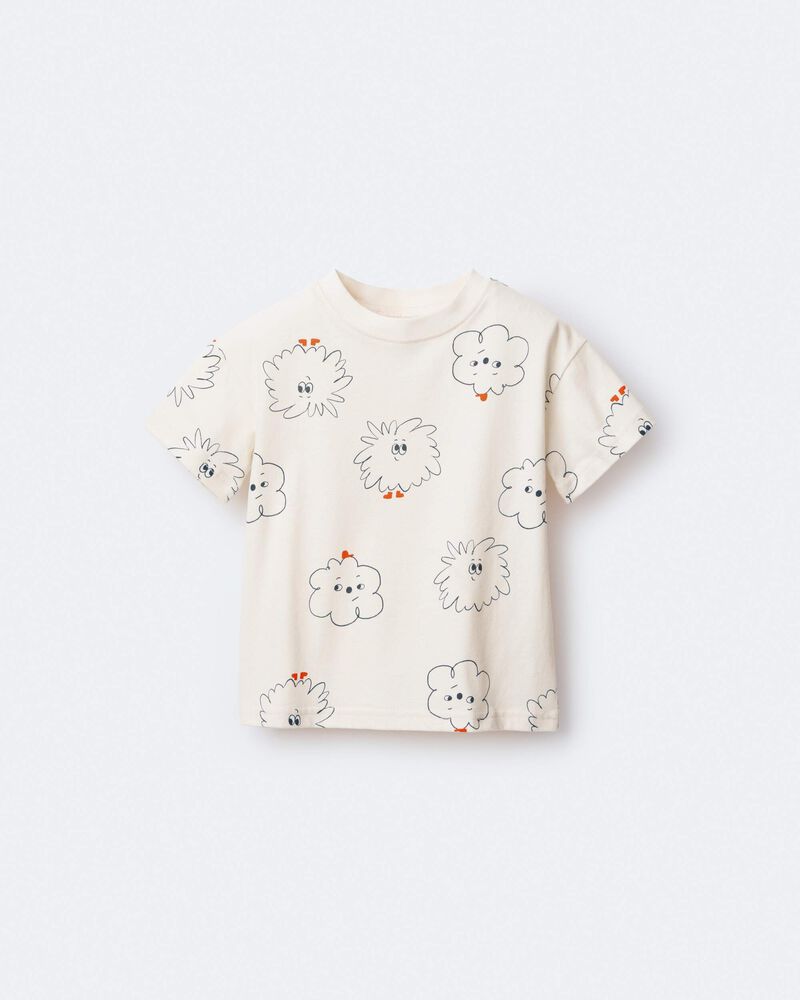 Toddler Squish Short-Sleeve Relaxed Graphic Tee - Cream, image 2 of 6 slides