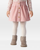 Toddler Girl Organic Cotton Corduroy Skirt, image 3 of 6 slides