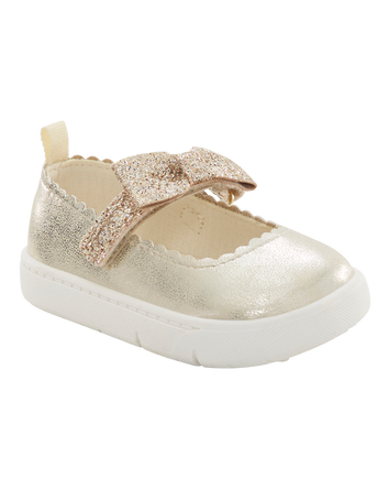  Every Step&reg; First Walker Mary Jane Shoes - Gold, 