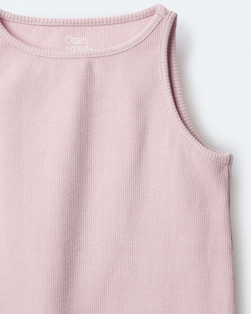 Toddler Girl Ribbed Playtime Tank Top - Pink, image 6 of 6 slides