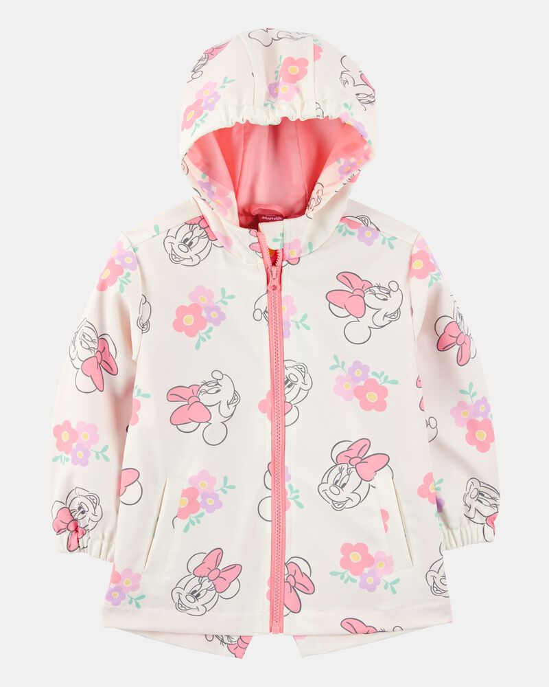 Toddler Girl Minnie Mouse Rain Jacket, image 1 of 3 slides