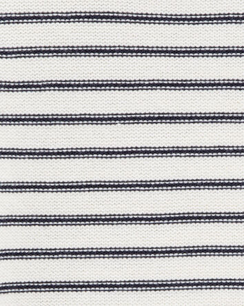 Kid Striped Pullover Sweater - Black/White, 