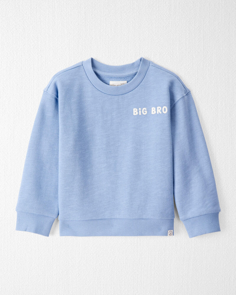 Toddler Organic Cotton Big Bro Sweatshirt, image 1 of 4 slides