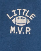 Toddler Boy 3-Piece DayDream Fleece Varsity Jacket Outfit Set, image 5 of 6 slides