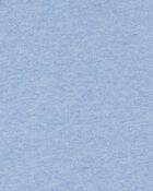 Kid 2-Piece Hooded French Terry Tee & Shorts Set - Blue, image 2 of 7 slides