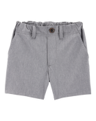 Toddler 2-Pack Active Pull-On Uniform Shorts - Grey, image 2 of 6 slides