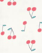 Baby 4-Piece Cherry Cotton Pajamas, image 3 of 4 slides