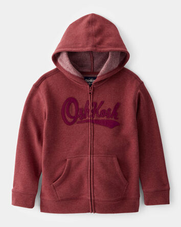 Boys Fleece Jacket - Red, 