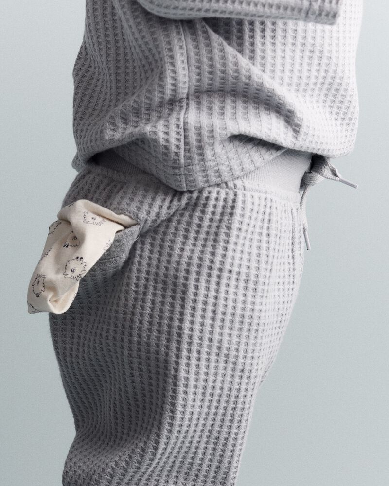 Toddler No-Seam Jogger Pant - Light Blue, image 4 of 9 slides