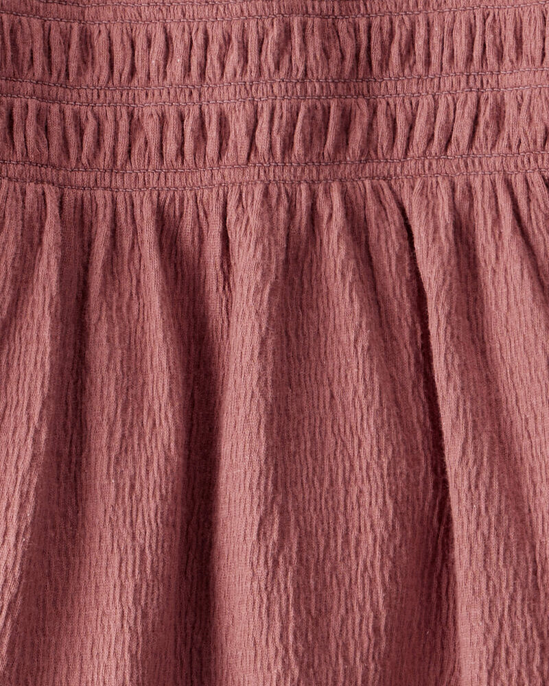 Toddler Girl 2-Piece Organic Cotton Crinkled Knit Set, image 3 of 5 slides